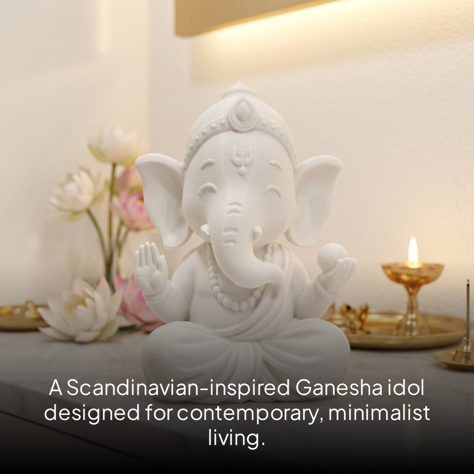 Lord Ganesha Minimalist Murti - Image 3
